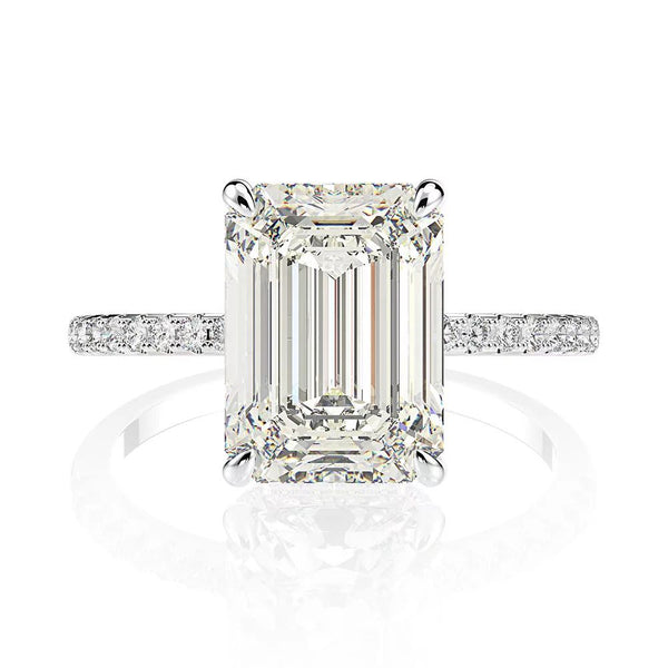 "Royal" 18K white gold wedding ring